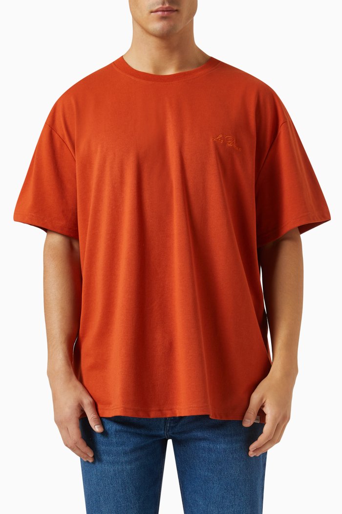 

Crew T-shirt in Cotton Jersey, Orange