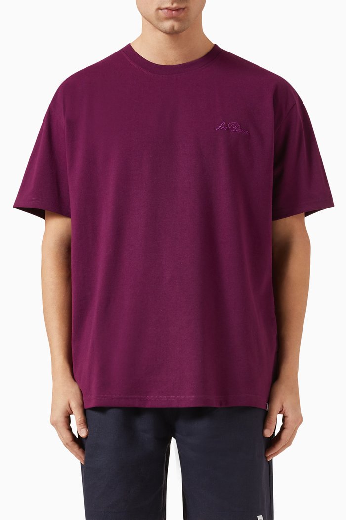 

Crew T-shirt in Cotton Jersey, Purple