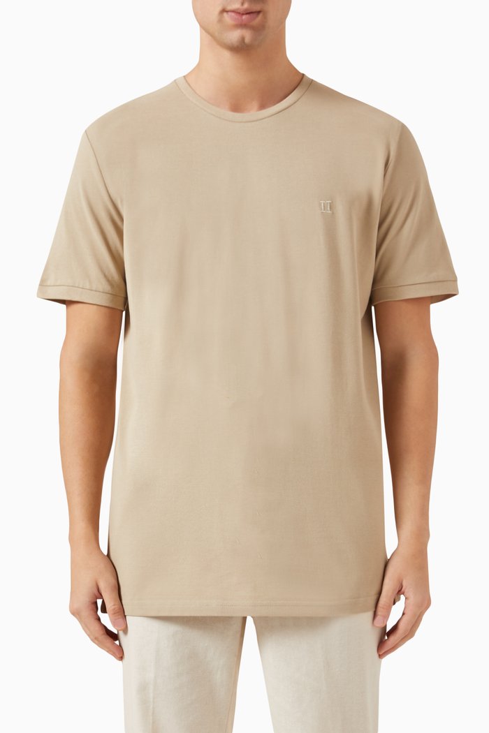 

Logo T-shirt in Cotton Piqué, Neutral