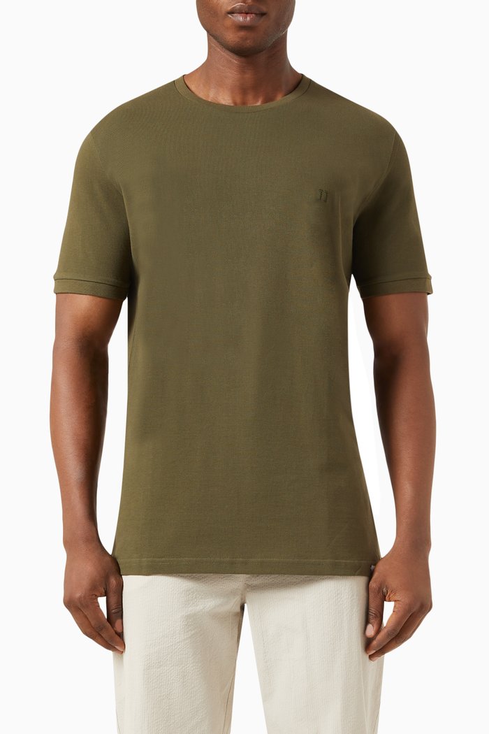

Logo T-shirt in Piqué, Green