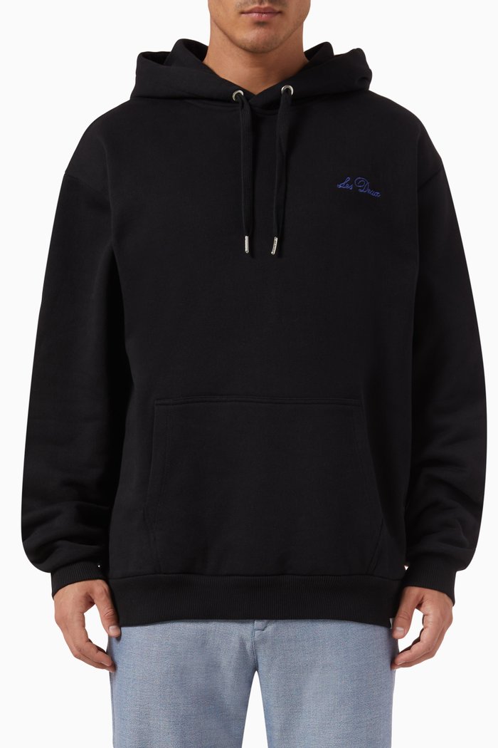 

Logo Hoodie in Fleece, Black
