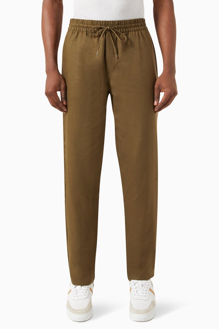 

Patrick Pants in Linen, Green