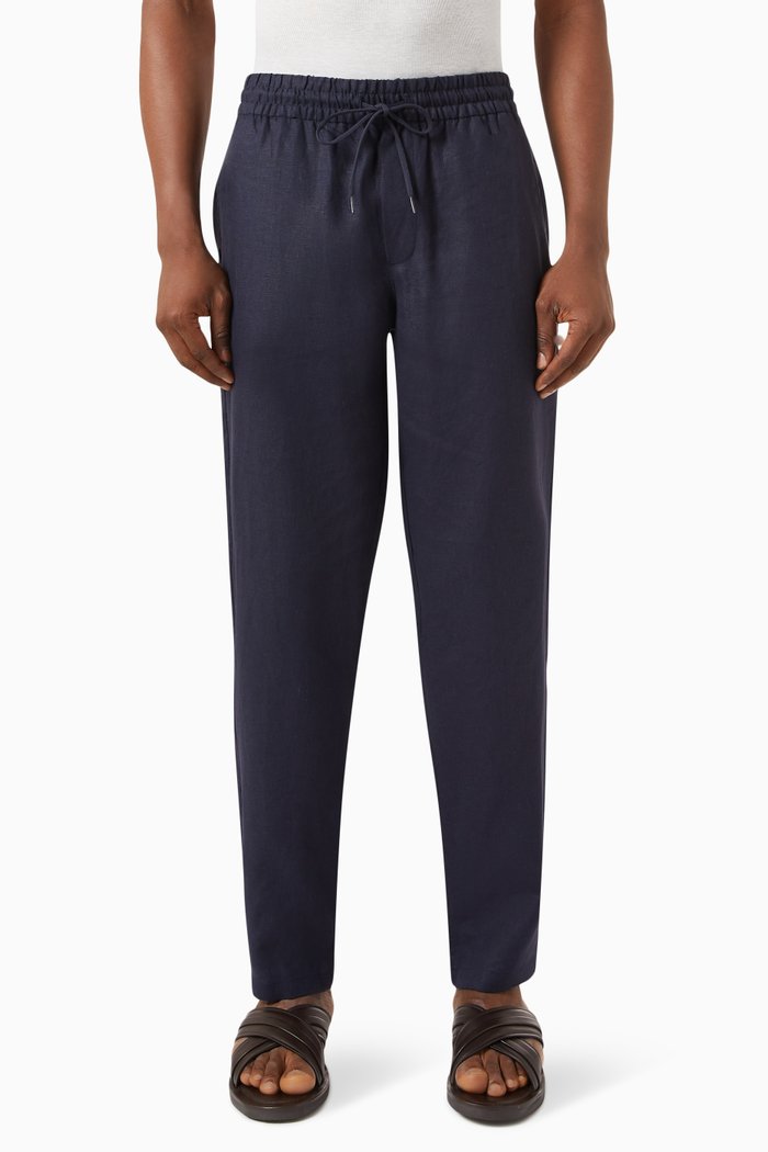 

Patrick Pants in Linen, Blue