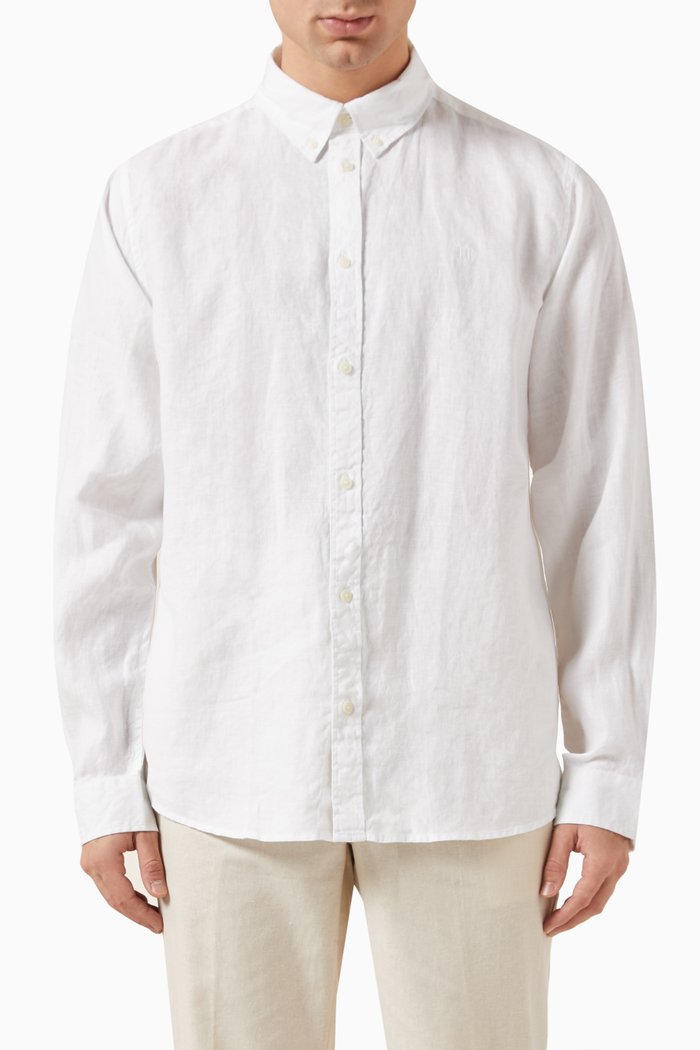 

Kristian Shirt in Linen, White