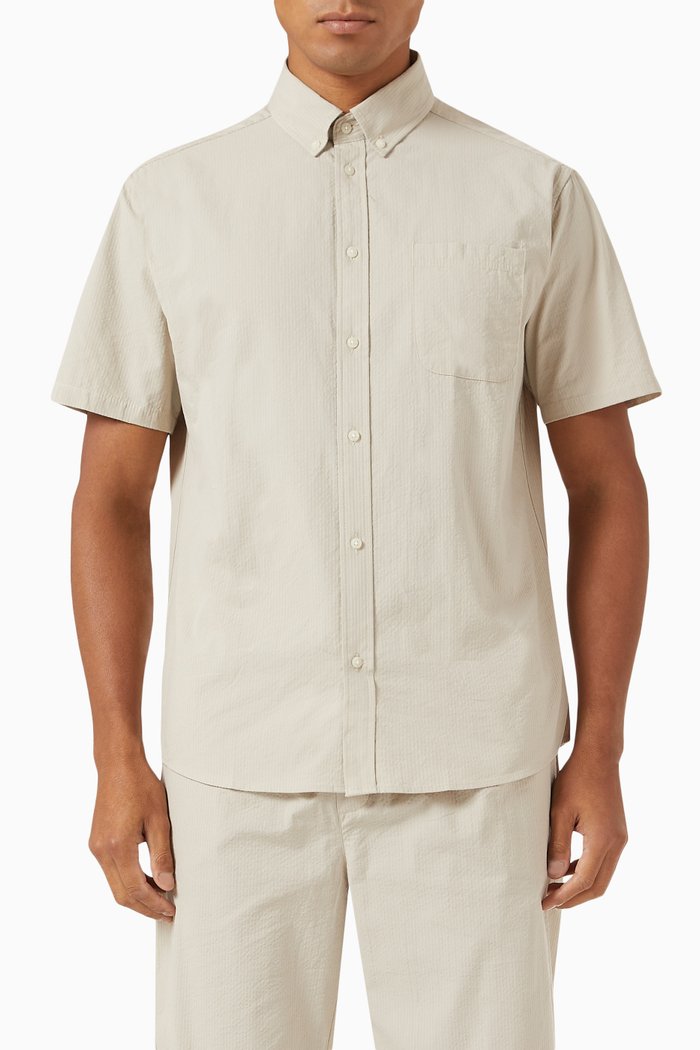 

Louis Shirt in Seersucker, Neutral
