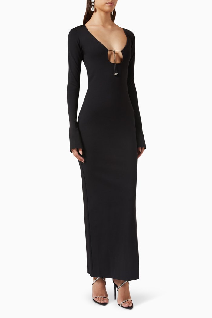 

Solaria Dress in Viscose-jersey, Black