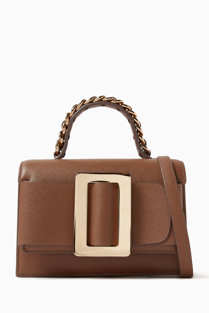 

Mini Fred 19 Crossbody Bag in Calfskin-leather, Brown