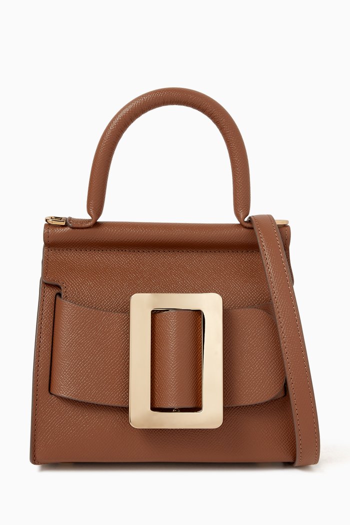 

Karl 19 top Handle Bag in Calfskin-leather, Brown