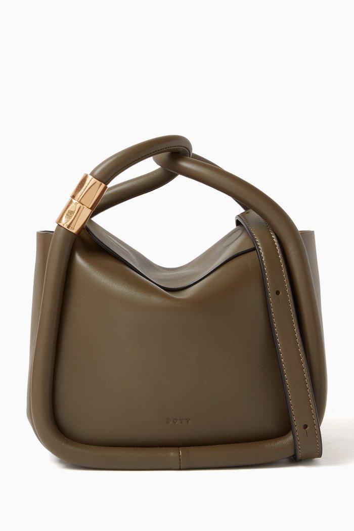 

Wonton 20 Bucket Bag in Calfskin-leather, Green