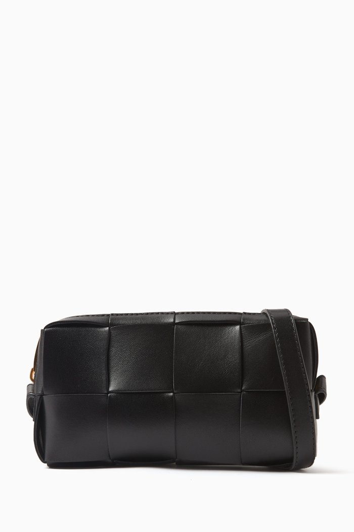 E/W Phone Pouch in Leather, Black