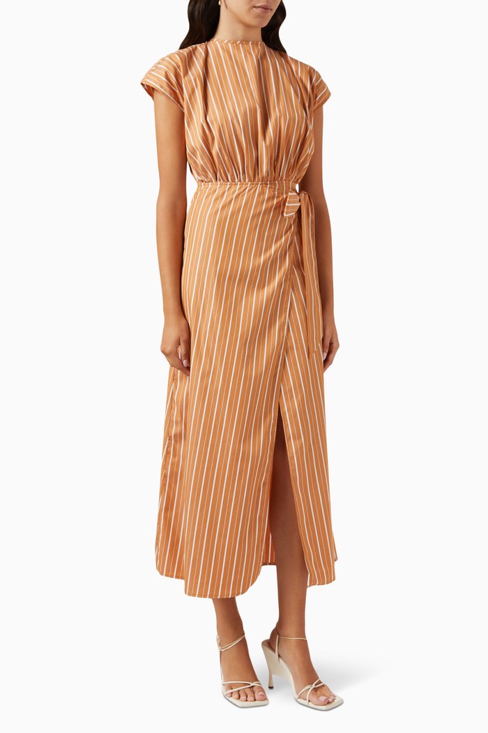 Melody Dress in Cotton, Yellow