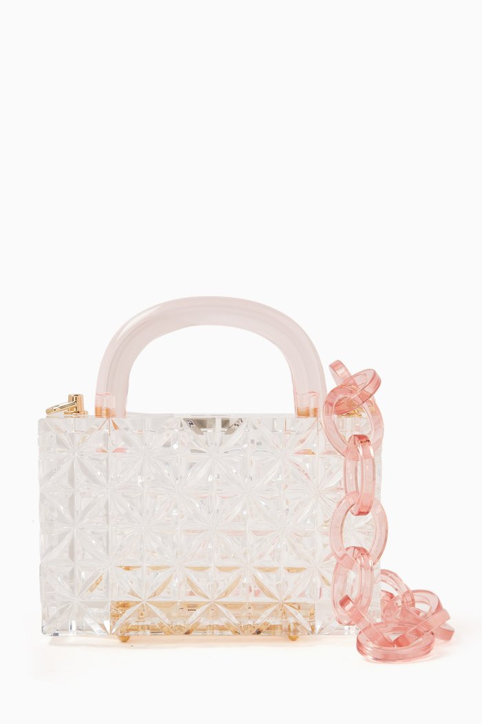 

Maude Geometric Bag in Acrylic, Colourless