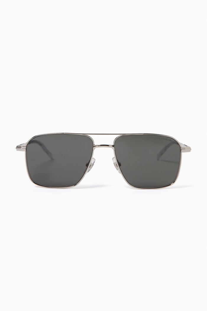 

Aviator Sunglasses in Metal, Silver