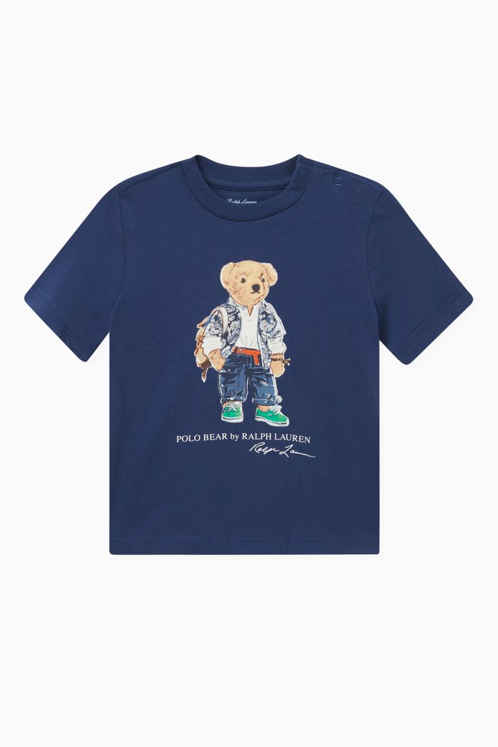 

Bear T-shirt in Jersey, Blue