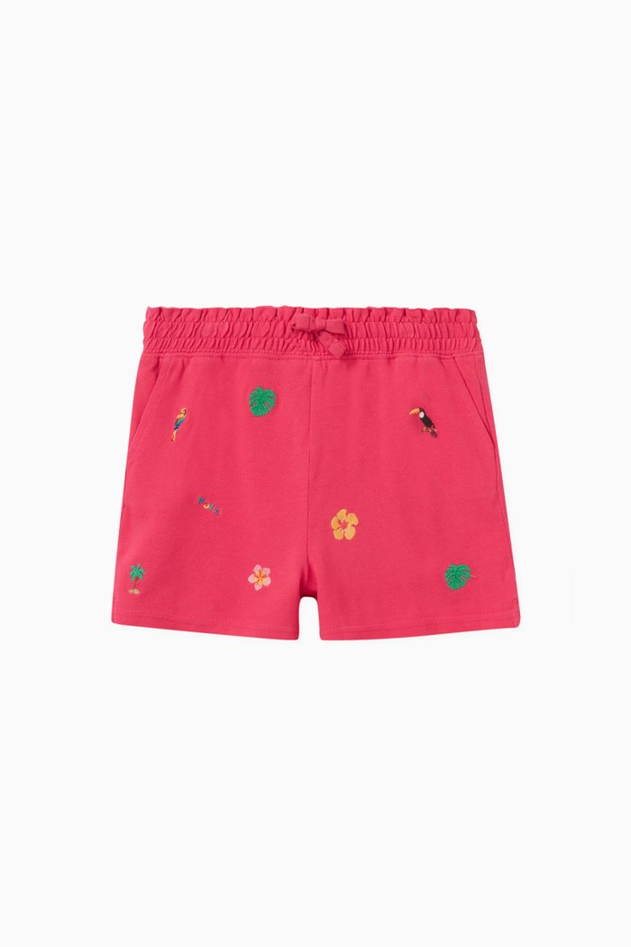 

Allover Print Shorts in Jersey, Pink