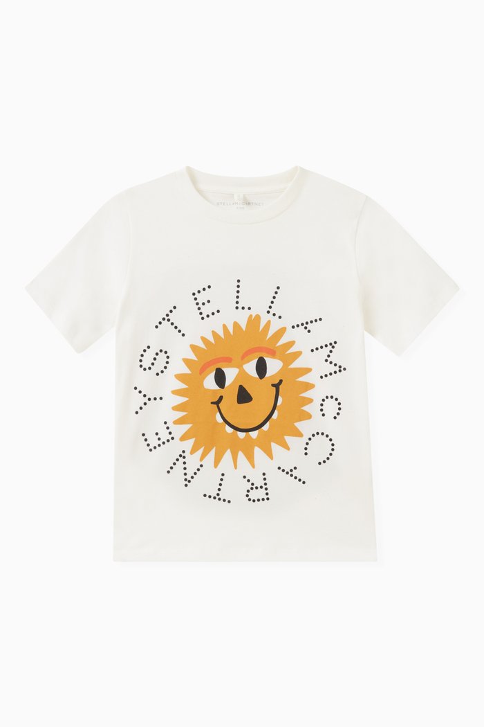 

Sun Logo-print T-shirt in Cotton, White