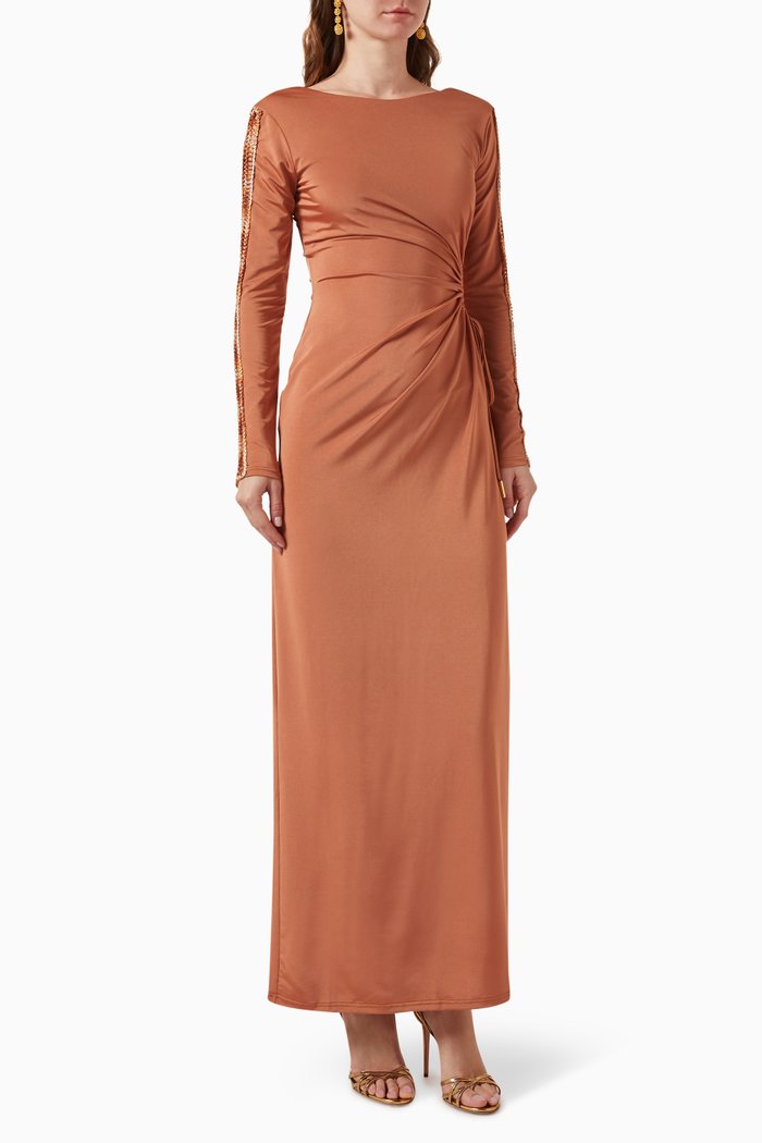 

Maxi Dress in Jersey, Orange