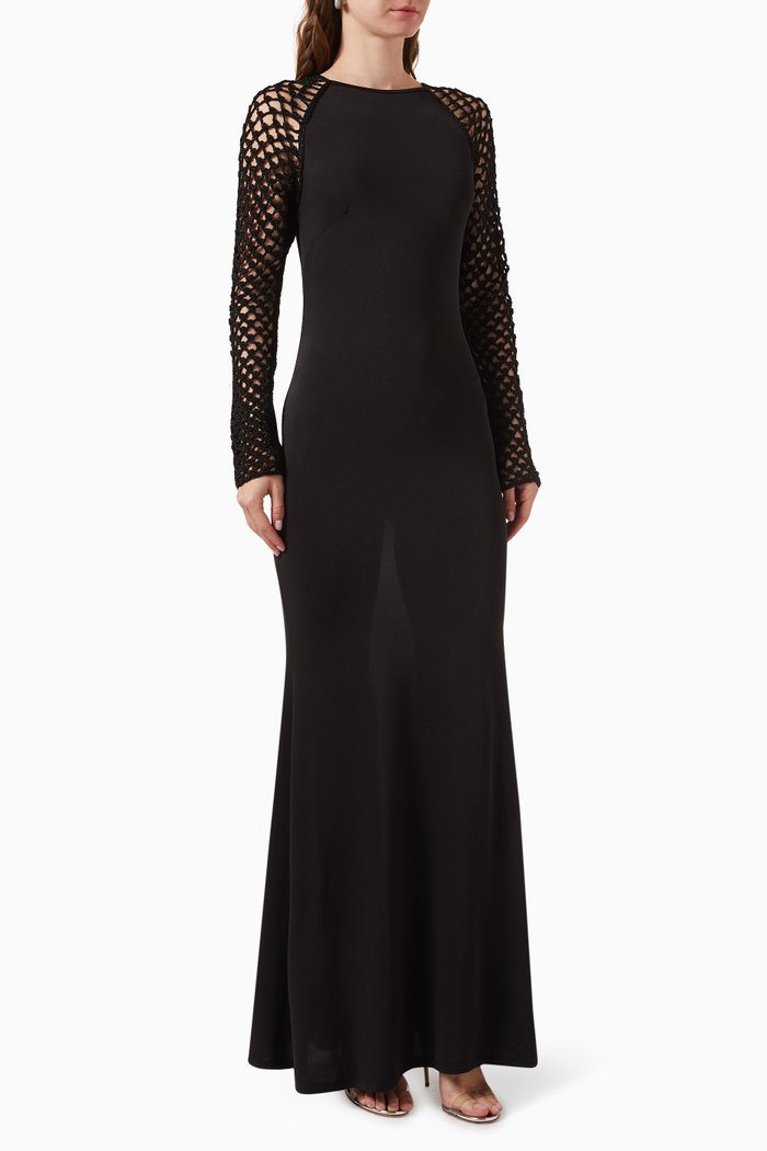 

Maxi Dress in Jersey, Black