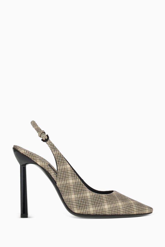

Jessie 105 Check Pumps in Nappa, Black
