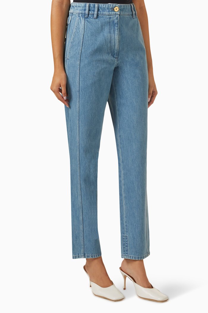 

Cargo Pants in Organic Denim, Blue