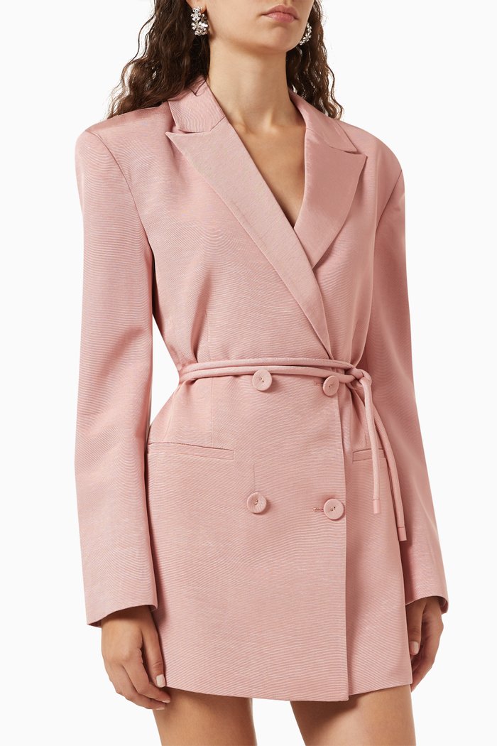 

Vento Mini Blazer Dress in Viscose, Pink