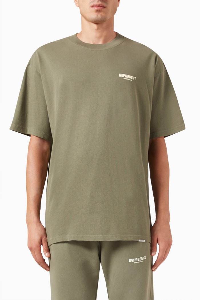 Owners Club T-shirt in Cotton-jersey, Green