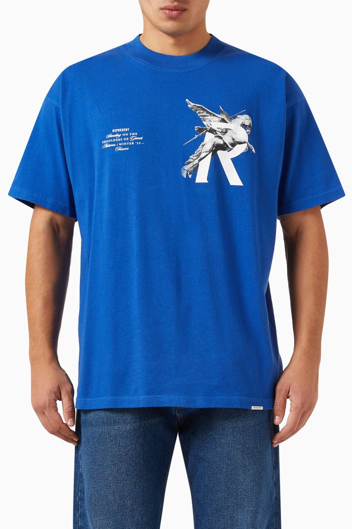

Giants Graphic-print T-shirt in Cotton-jersey, Blue