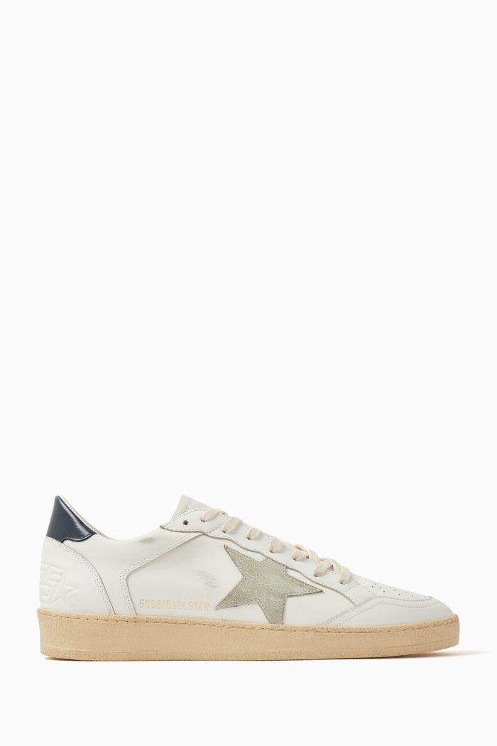 

Ballstar Low-top Sneakers in Leather, White