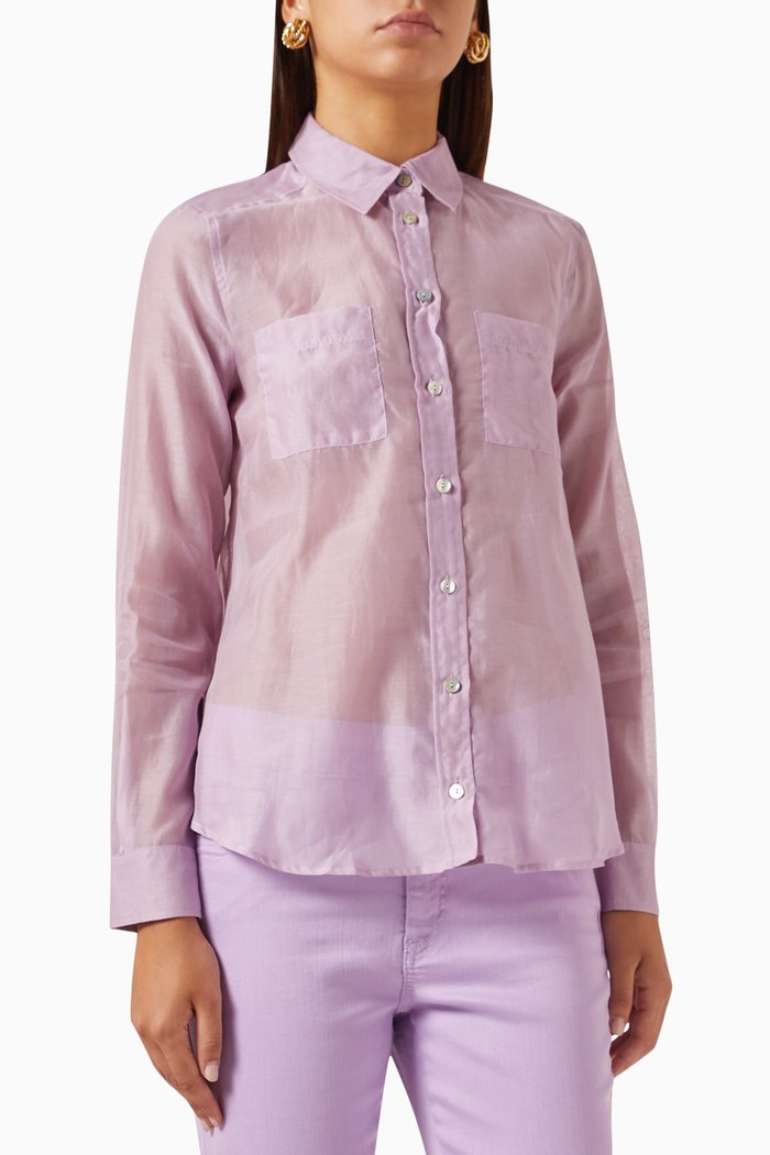 

Feltro Shirt in Muslin, Purple