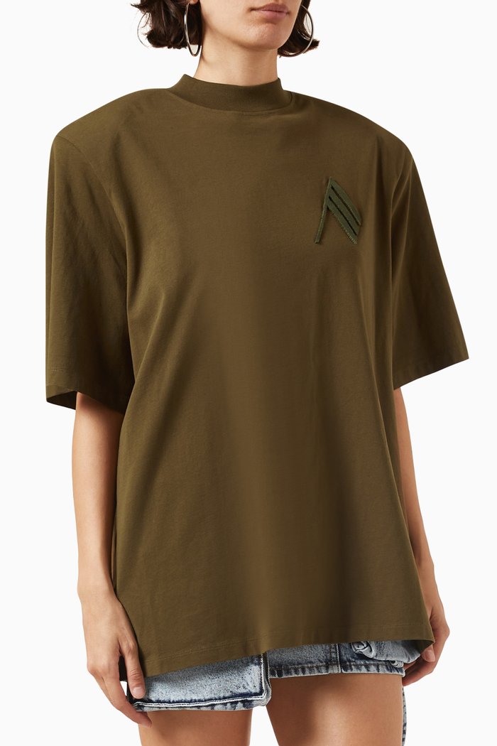 

Killie Boxy T-shirt in Cotton-jersey, Brown