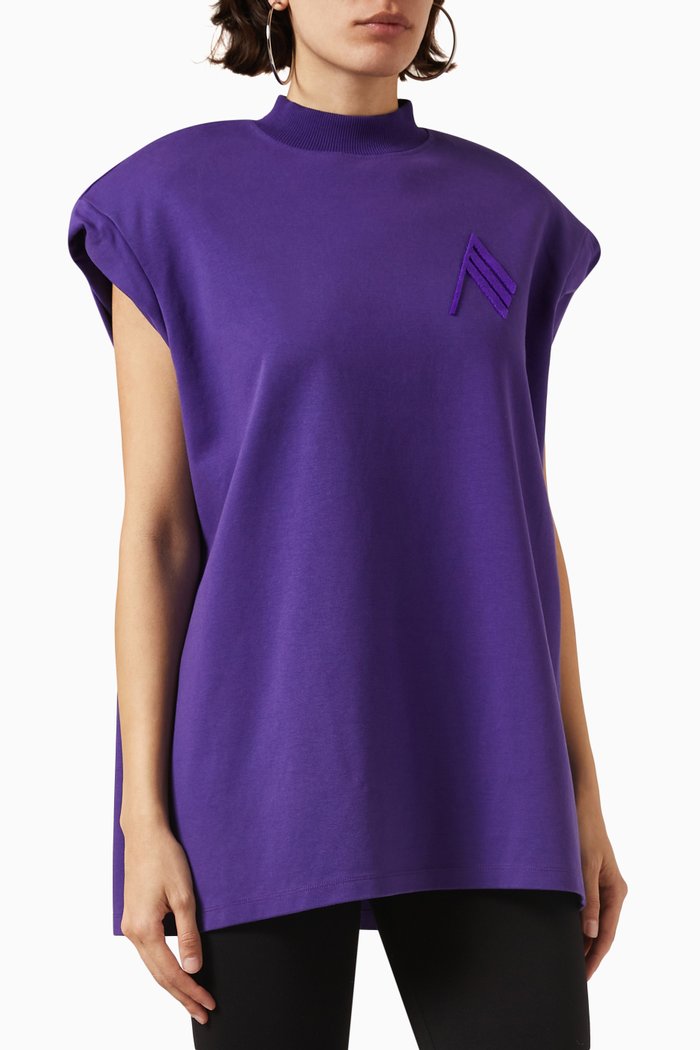 

Laurie T-shirt in Interlock Jersey, Purple