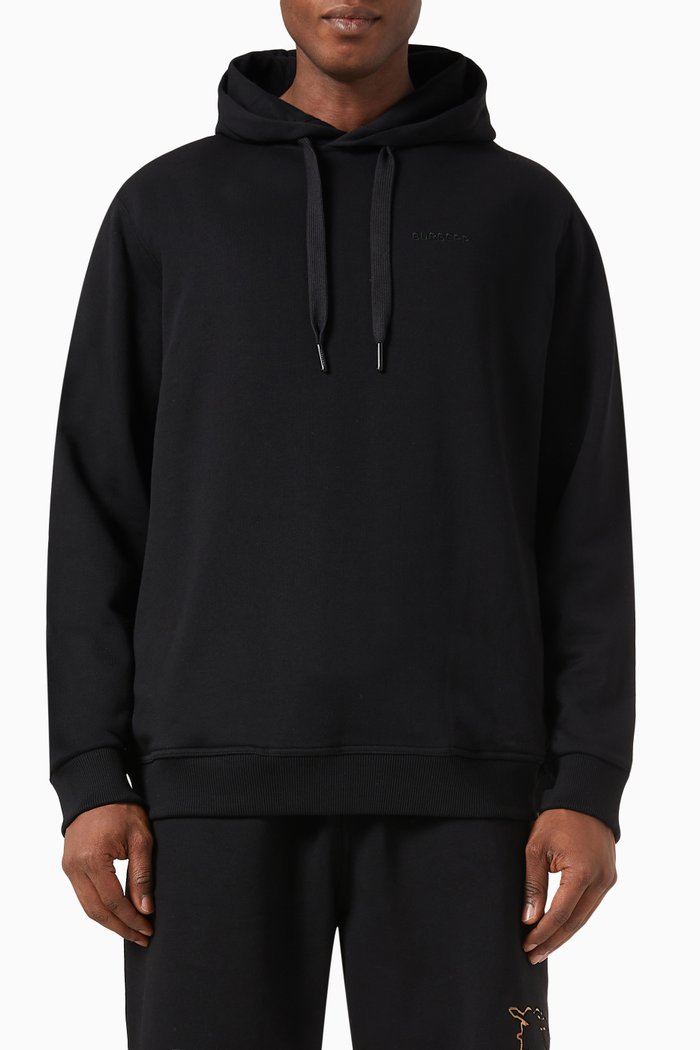 

Logo Hoodie in Fleece, Black
