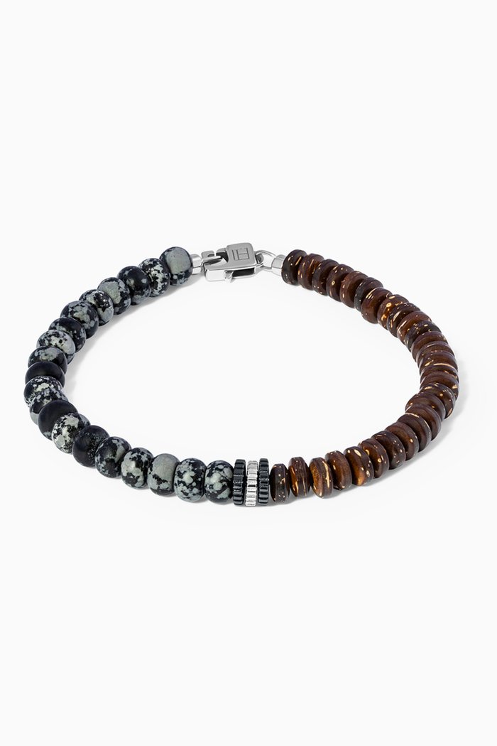 

Nepal Gear Trio Bracelet, Black