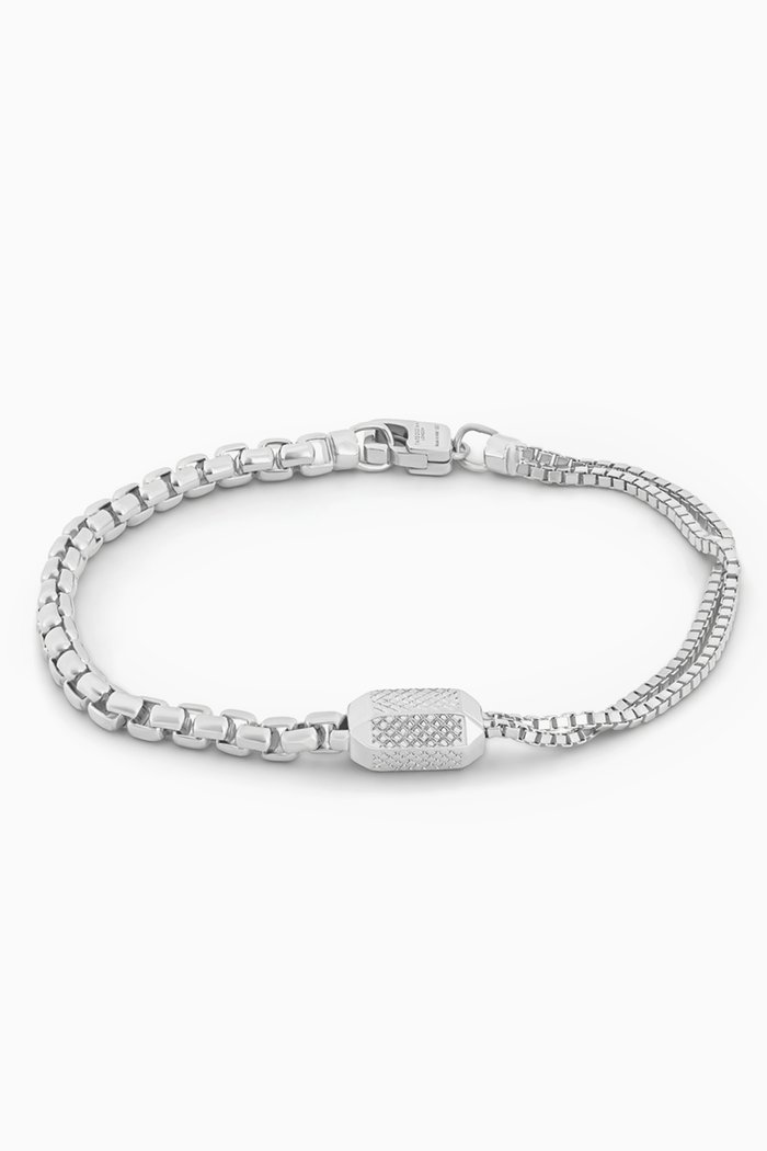 

Hexade Box Bracelet in Sterling Silver