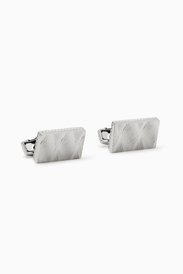

Zen Garden Cufflinks in Palladium, Silver