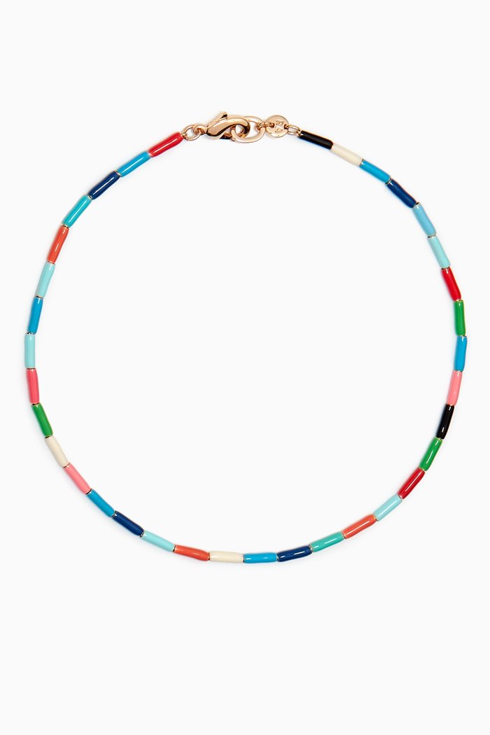 Anklet in Beads, Multicolour