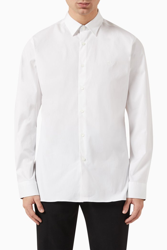 

EKD Shirt in Cotton Stretch, White