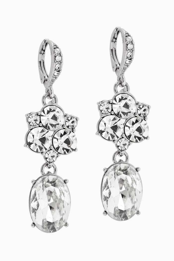 

2000s Vintage Givenchy Chandelier Earrings, Silver