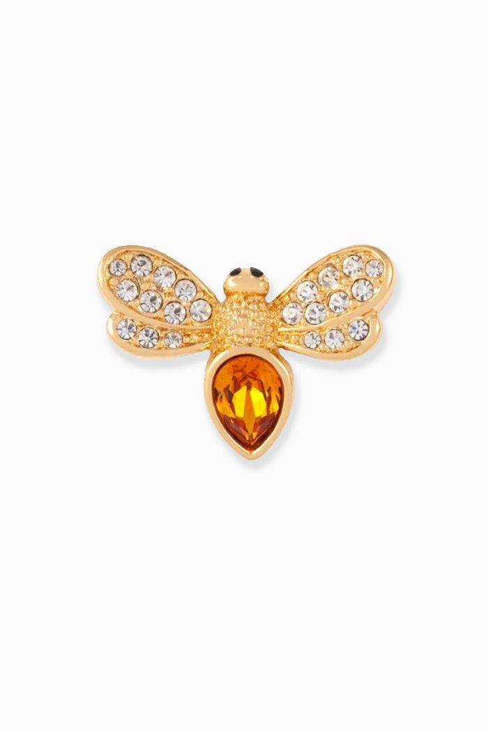 

1990s Swarovski Bee Brooch, Gold