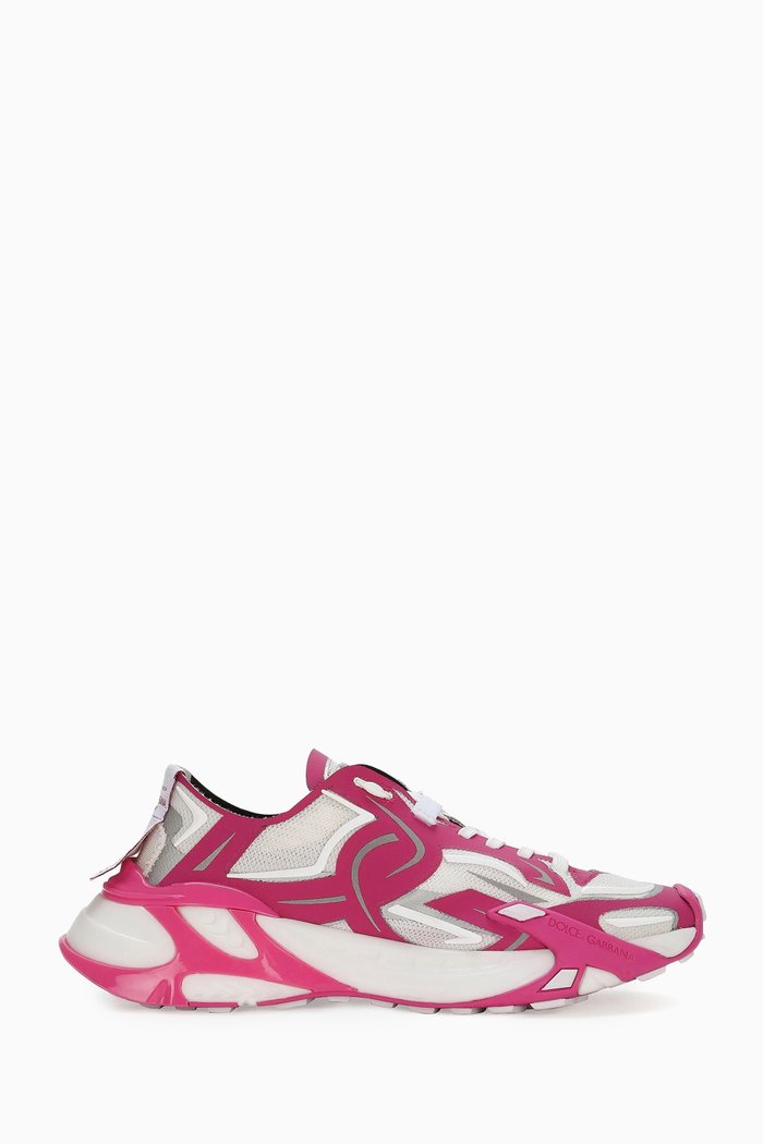Fast Sneakers in Knit Mesh, Pink