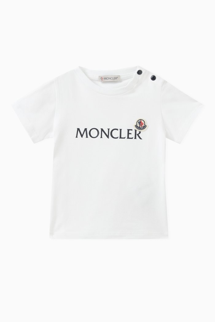 Logo T-shirt in Cotton, White