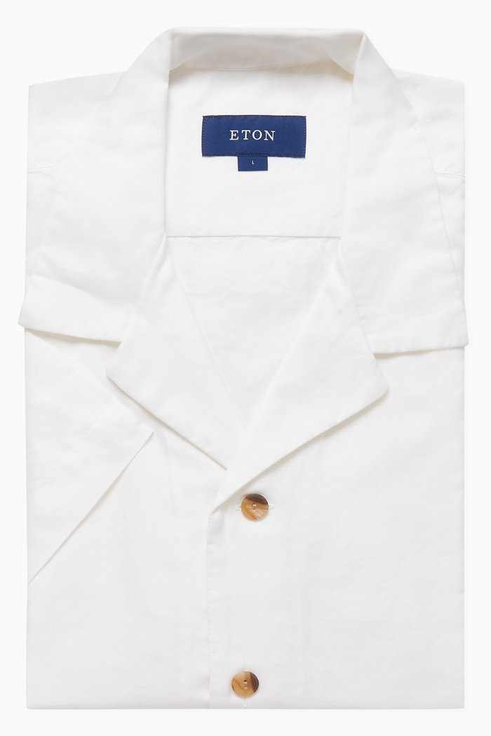 

Resort Shirt in Linen, White