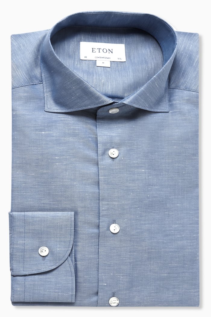 

Shirt in Cotton & Linen, Blue