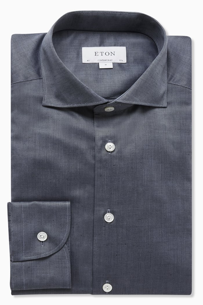 

Shirt in Cotton & Linen, Blue
