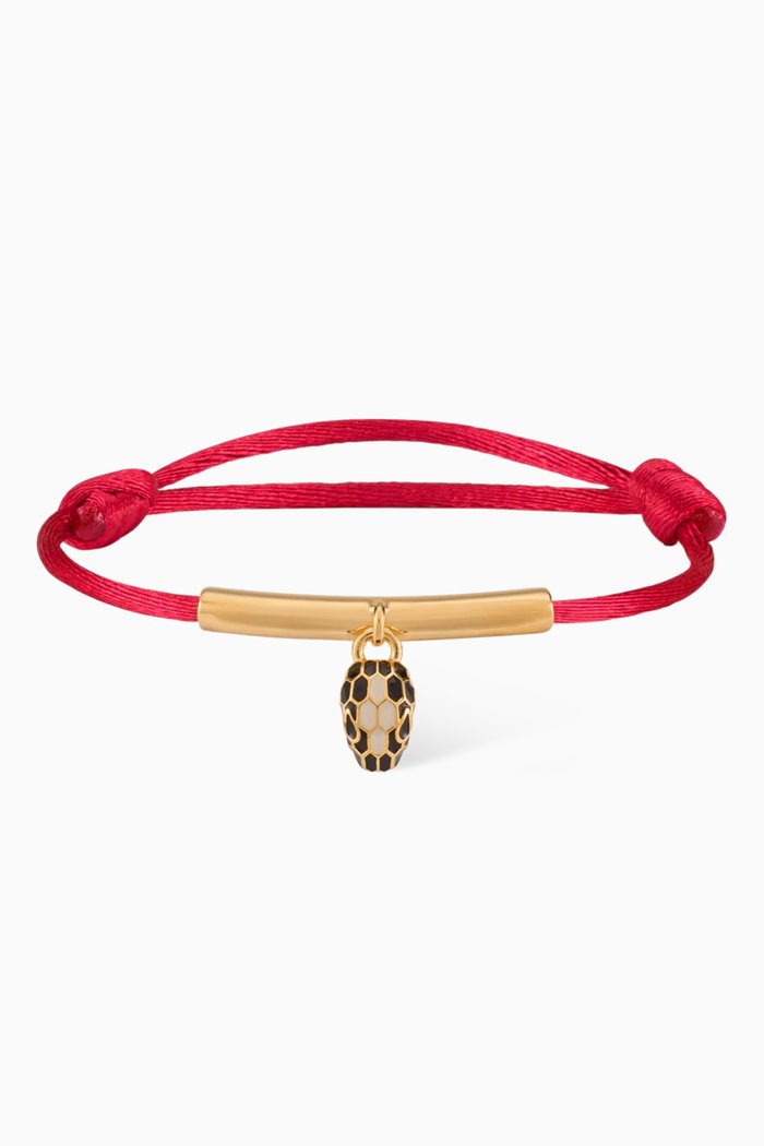 

Serpenti Forever Bracelet in Fabric, Pink