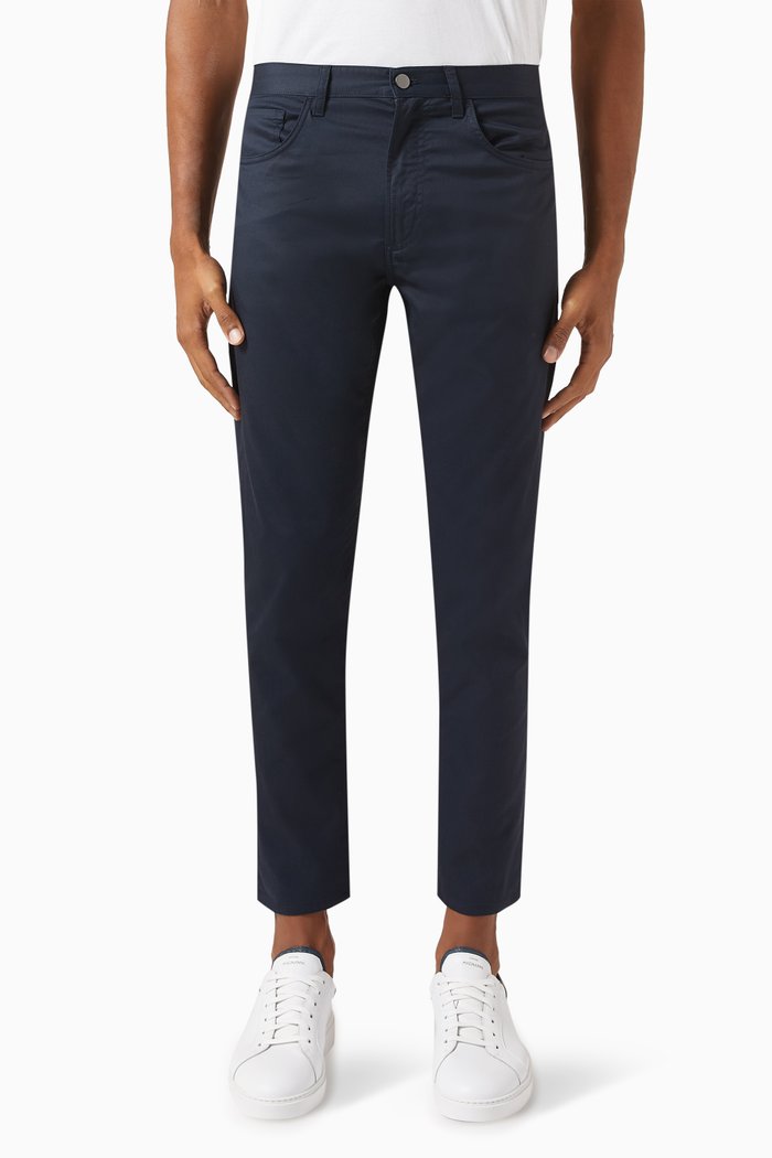 

Zaine Pants in Cotton Twill, Blue