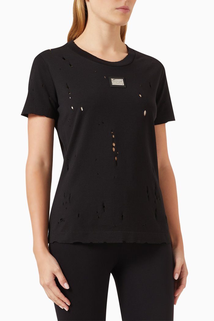

Logo T-shirt in Jersey, Black