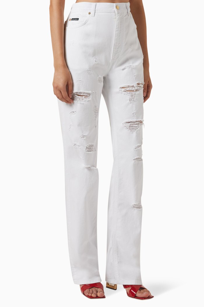 

Ripped Boyfriend Jeans, Multicolour