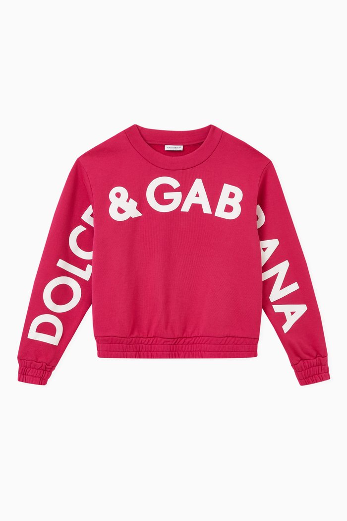 

Logo Sweatshirt in jersey, Pink
