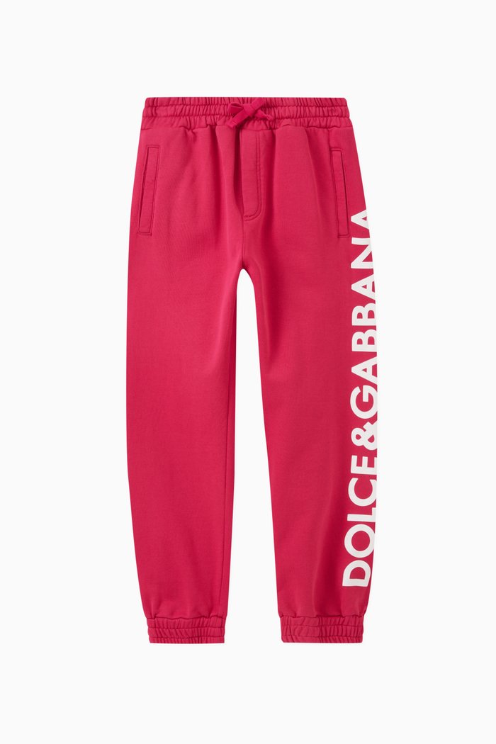 

Majolica Print Sweatpants in Cotton, Pink